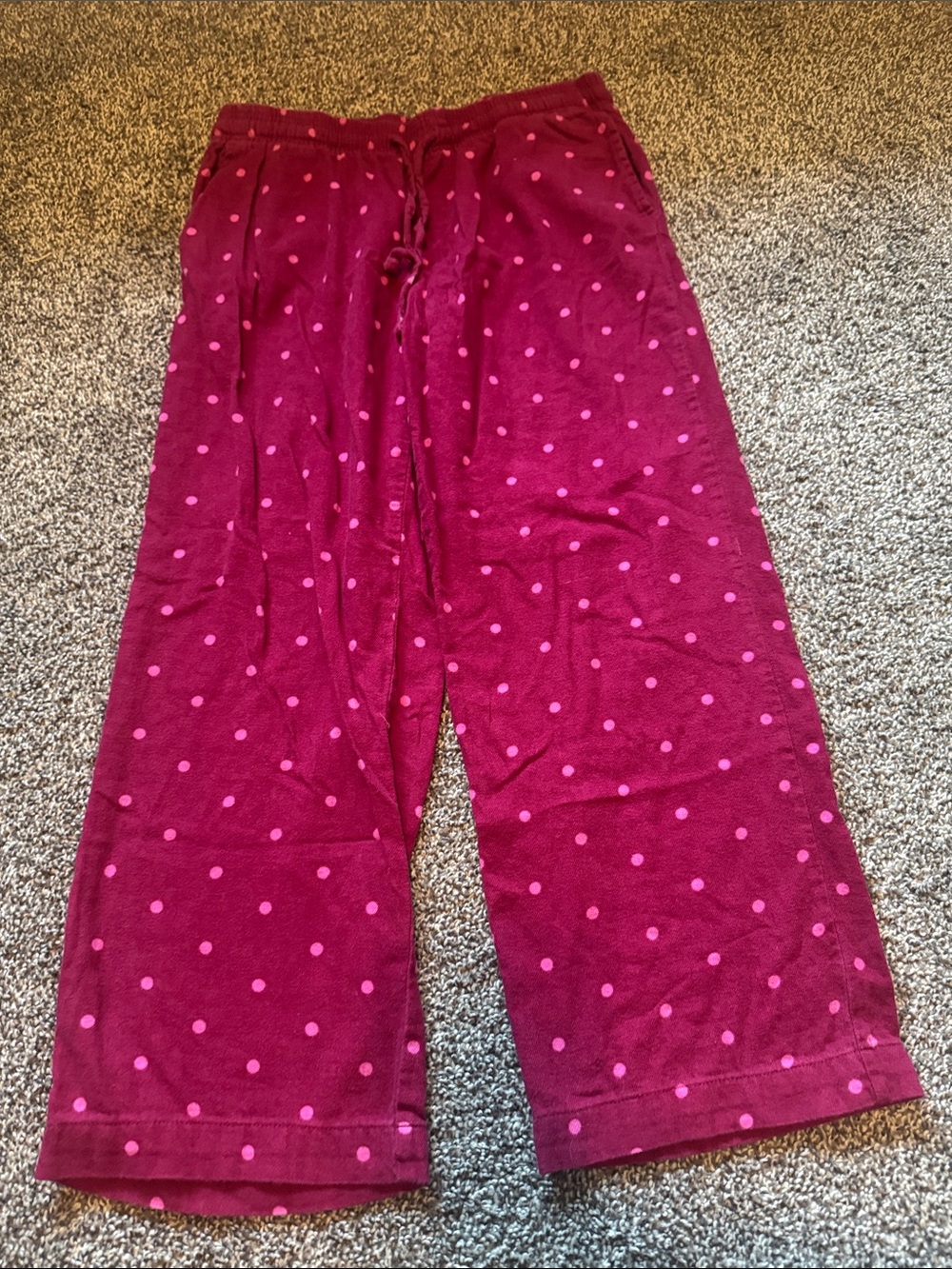 GAP Pink Polka Dot Lounge Pants